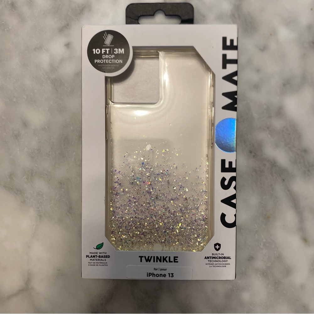 Case-Mate Twinkle iPhone 13 Case - Iridescent Glitter